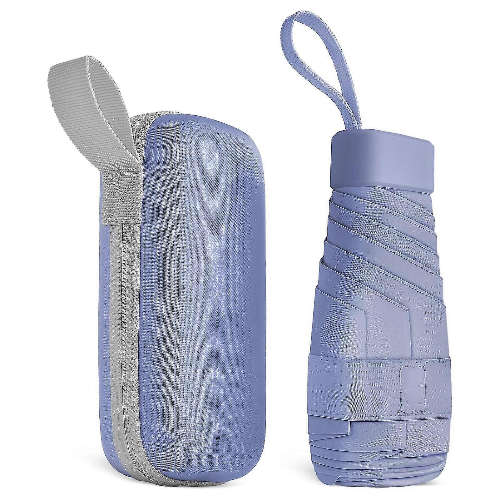 Lovely Solid-Color Foldable Umbrellas Lightweight Sun Protection Umbrellas for Outdoor Travel
