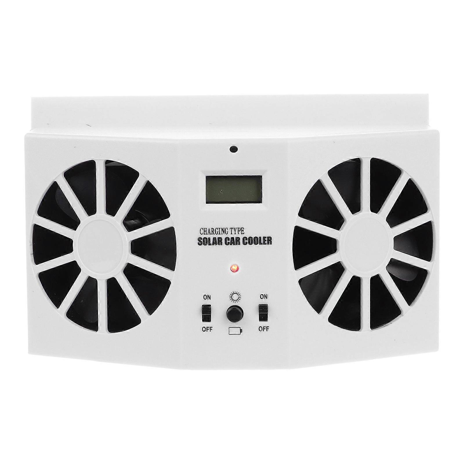 Solar Powered Car Window Fan Car Window Exhaust Fan Supply For Cooling Enhanced Air Circulation And Efficient Ventilation