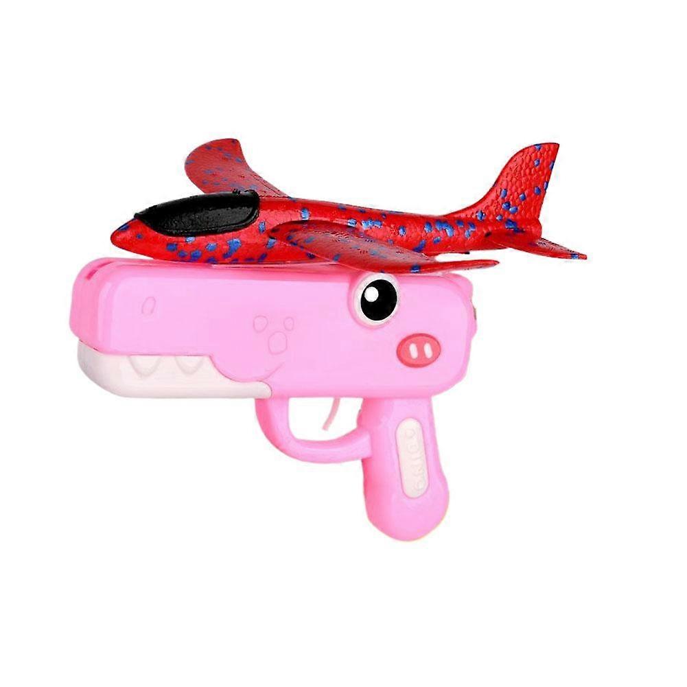 QHUDLV Shooting Toy Gun with Airplane ,Colorful Safe Plastic Design ,Fun