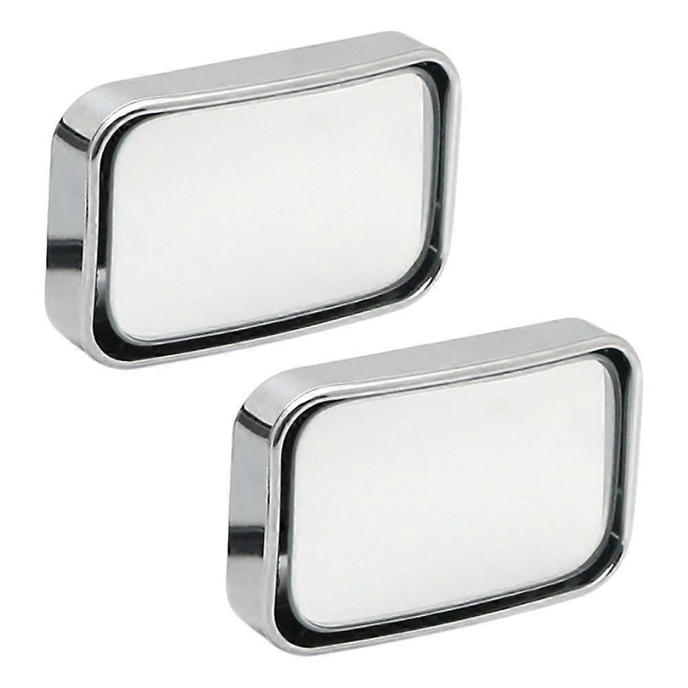 For Car 2Pcs Adjustable Blind Spot Mirror HD Wide Angle Convex Rearview Mirror For Back Passenger Safety