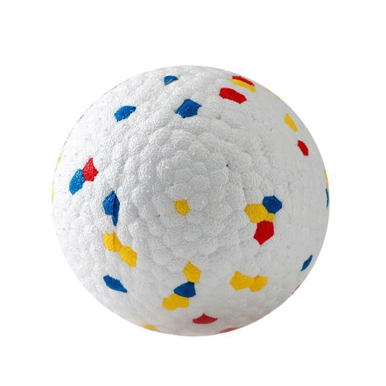 Pet Interactive Toy for Dogs Bite-Resistant Ball 7x7x7 cm High Resilience Lightweight Durable Reduces Boredom