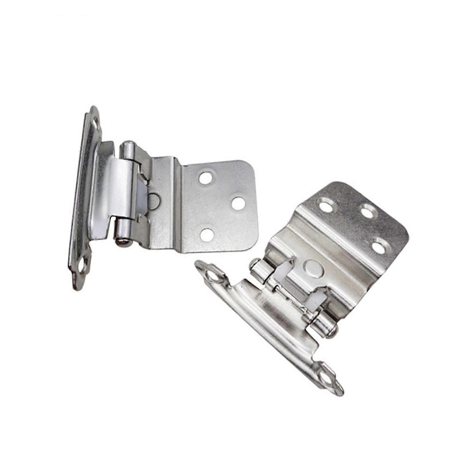 Multiplefolded American selfclosing spring hinge for cabinet spring bending hinges (Color: White)