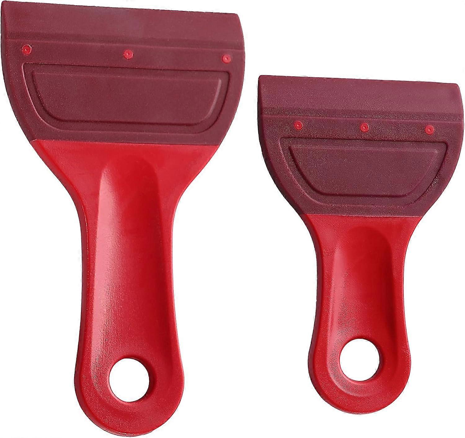 Pack of 2 Small Squeegee Soft Rubber Blade Screen Printing Squeegee