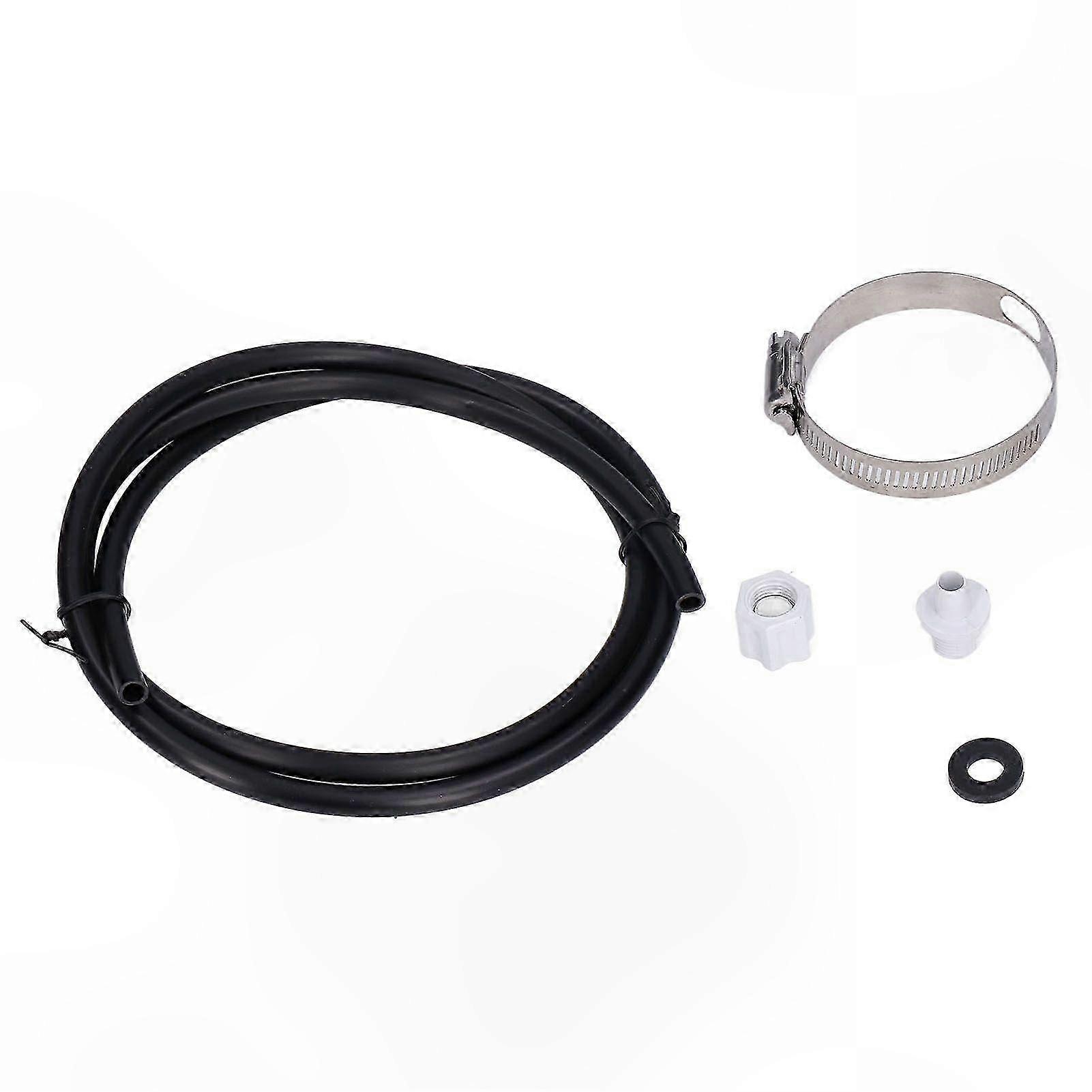 Pool Chlorinator Feeder Connection Kit with Nut, Gasket, Clamp, and Tubing for CL200 CL220 Series Components