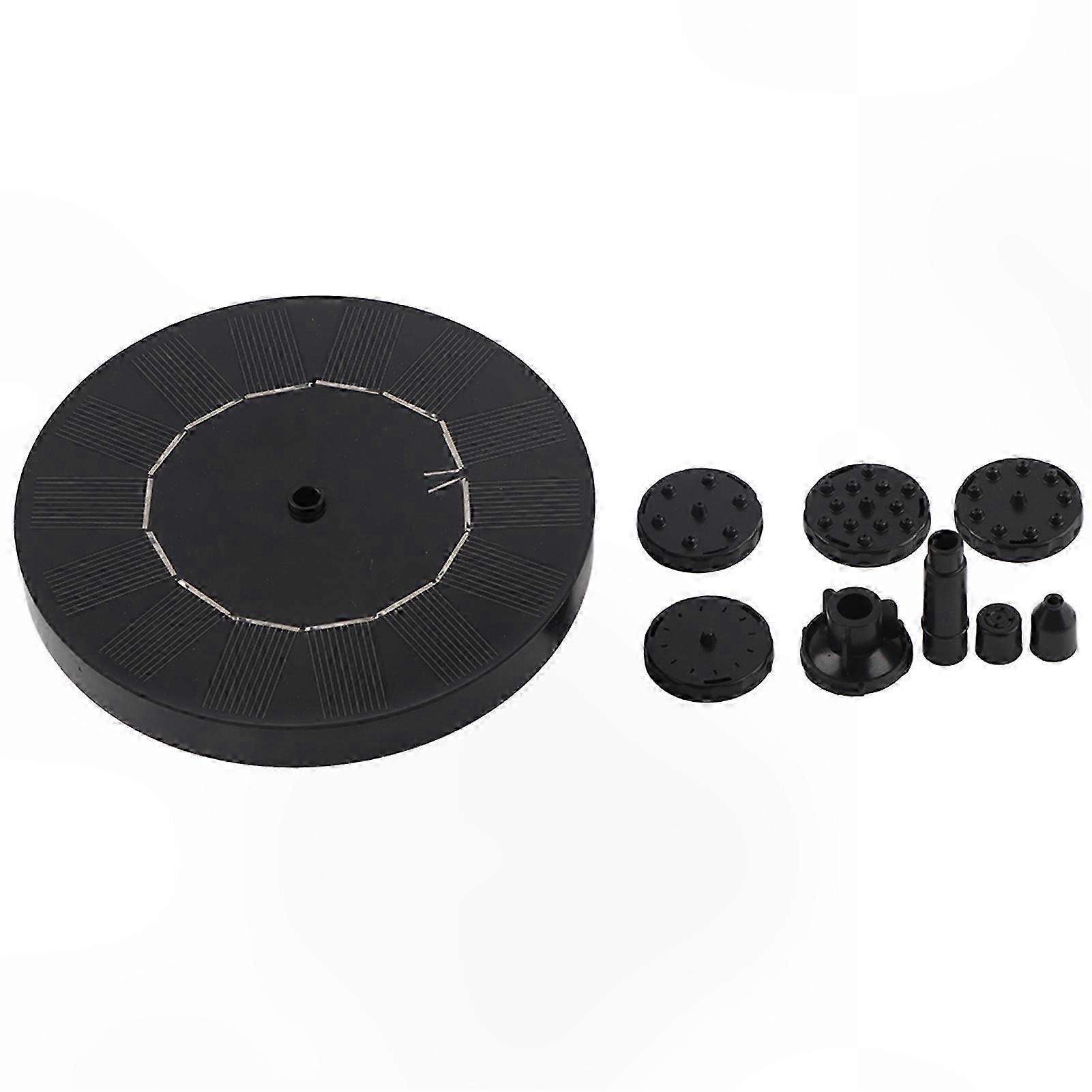 Solar-Powered Water Pump for Garden Pond and Bird Bath Fountain with Floating Feature