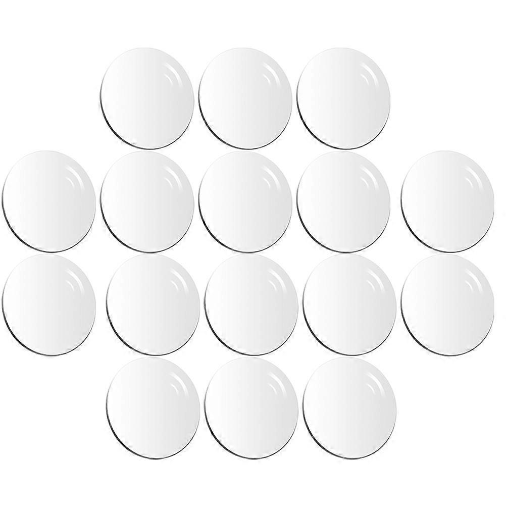 50pcs Cake Base Discs Clear Acrylic Sheets Transparent Round Acrylic Panels Blank Acrylic Circle