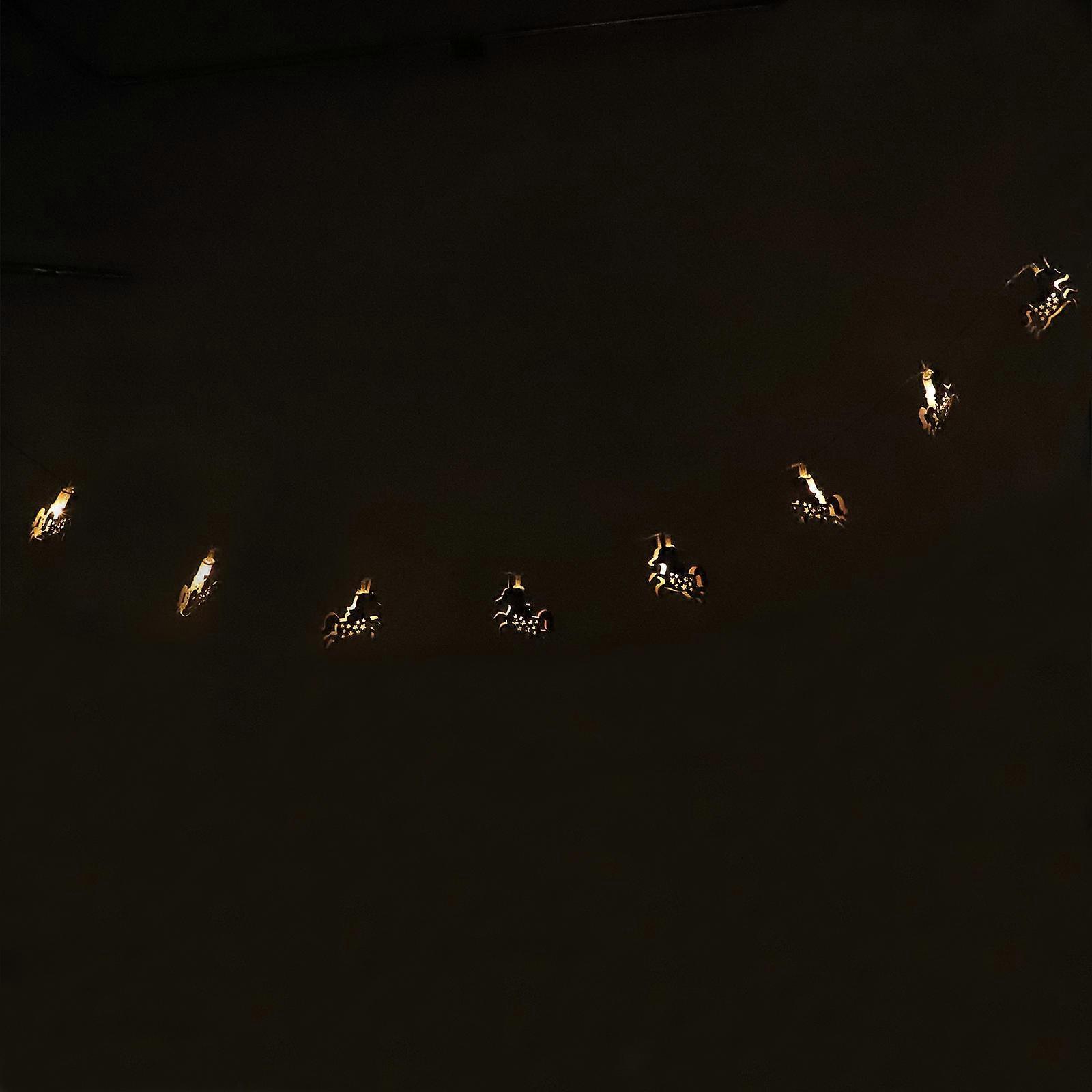 Adorable Unicorn Light String for Home Decor with Iron Material and White Color 1Set