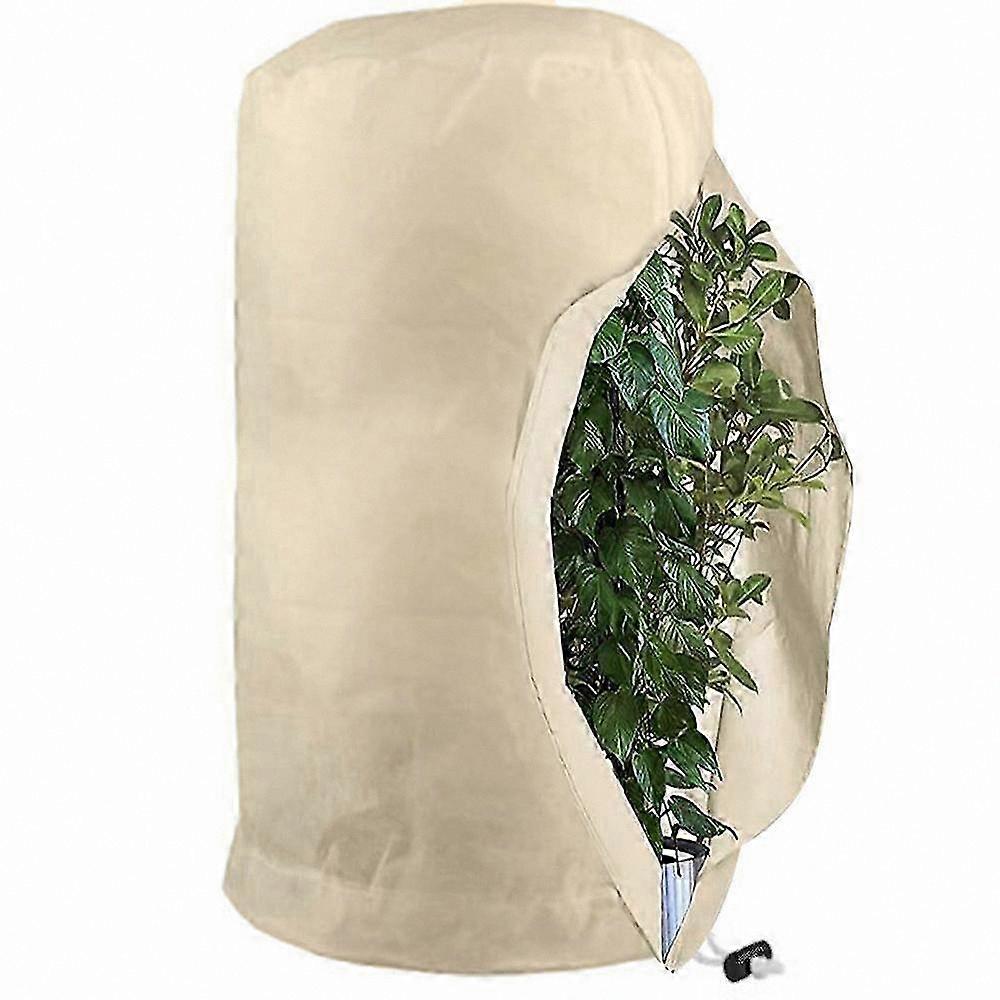 Winter Plant Covers, Reusable Frost Protection Bags with Drawstring for Garden Use