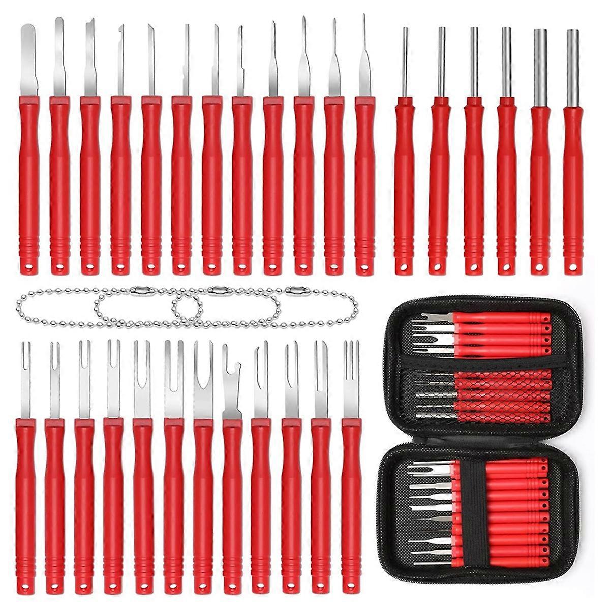 30+4P Terminal Pin Removal Tool Kit, Electrical Connector Depinning