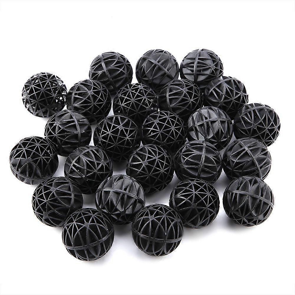 50Pcs Bio Porous Filter Biochemical Ball with Cotton Aquarium Pond Filter Material 46mm