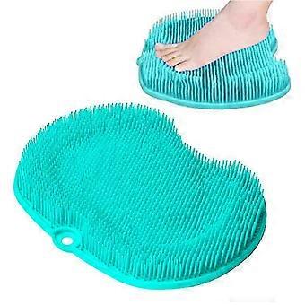 Tapis de douche antidérapant avec ventouses, épurateur de pieds et massage exfoliant, booster de circulation