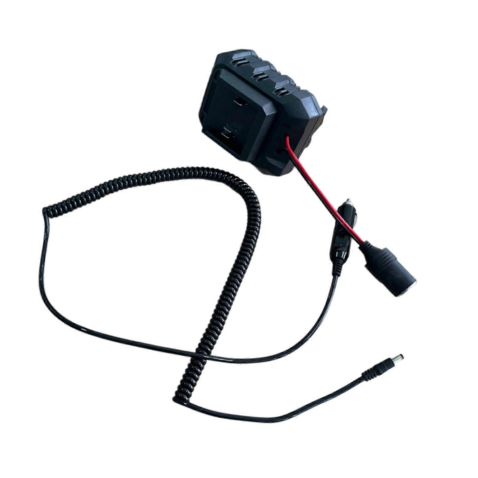 Heavy Duty Plastic Adapter Easy Installation For Power Tool Secure Locking for 18V Battery Accessories Multicolor
