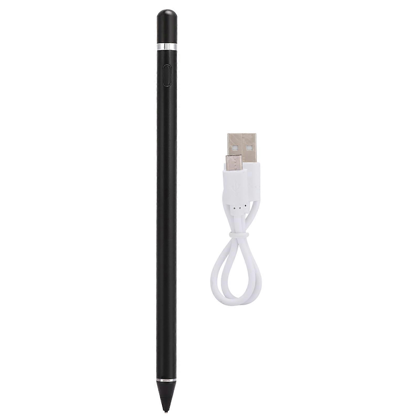 Touchscreen Pen Built In Lithium Battery Capacitive Tablet Mobile Phone Universal(Noir )