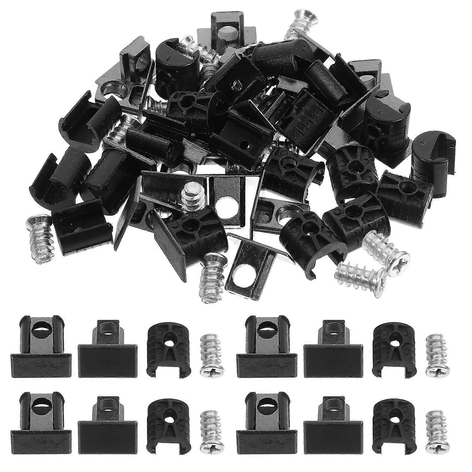 20 Sets Shelf Bracket Wall Mount Support Holder Shelf Pin Cabinet Pegs Heavy Duty Support with Mounting Screws