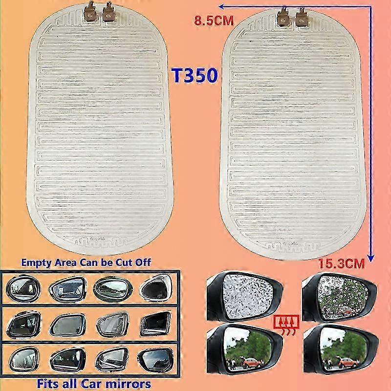 Dc 12v Car Side Mirror Heating Pad 1minute Quick Heating Remove Fog/rain/frost Vehicle Rearview Mirror Heating Keep Safe Drive