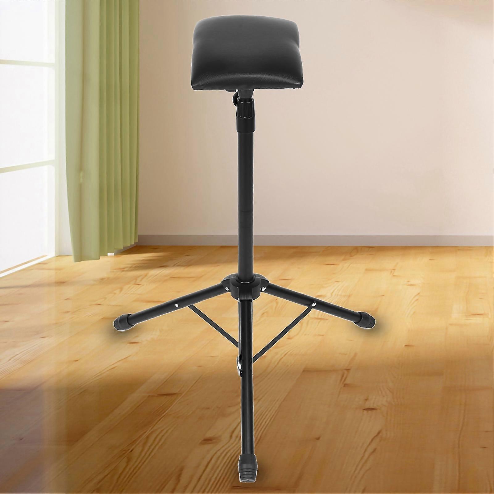 Adjustable Height Tattoo Tripod Stand With Arm Leg Bar Rest Bracket and Comfortable Sponge Cushion for Stability and Support