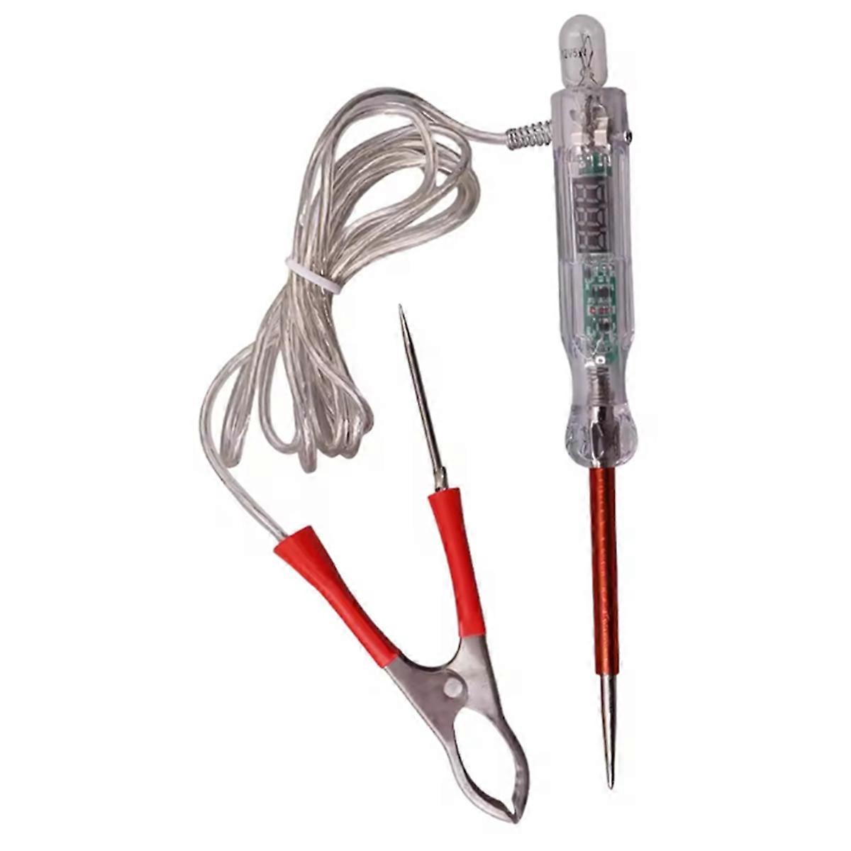 Car Truck Voltage Circuit Tester Digital Display Long Probe Test Pen