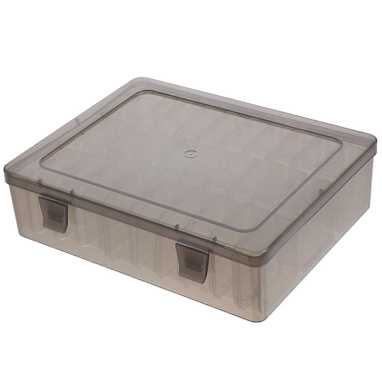 It sounds like you're referring to a product listing or description for a **transparent crafts storage box**. Here's a refined and professional