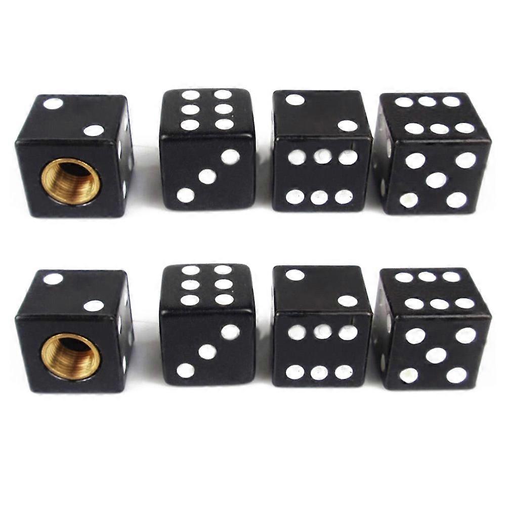 Gas Valve Screens Car Tyre Cap for 4Pcs Black Tire Covers