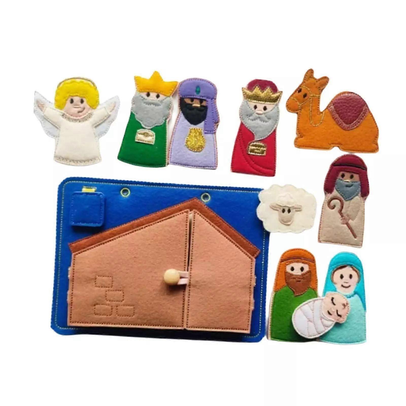 Joulupukkisarja lapsille taaperoille Varhainen oppimisnäytelmä Kristitty Jeesus Syntymä