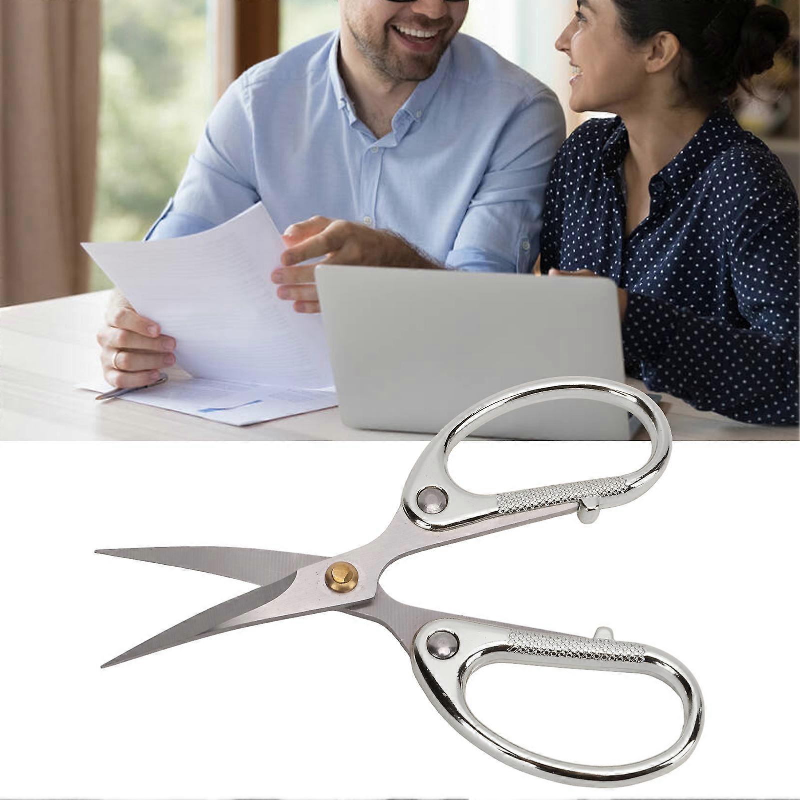 Craft Scissors Stainless Steel 11.2x6cm Durable Silver Ergonomic