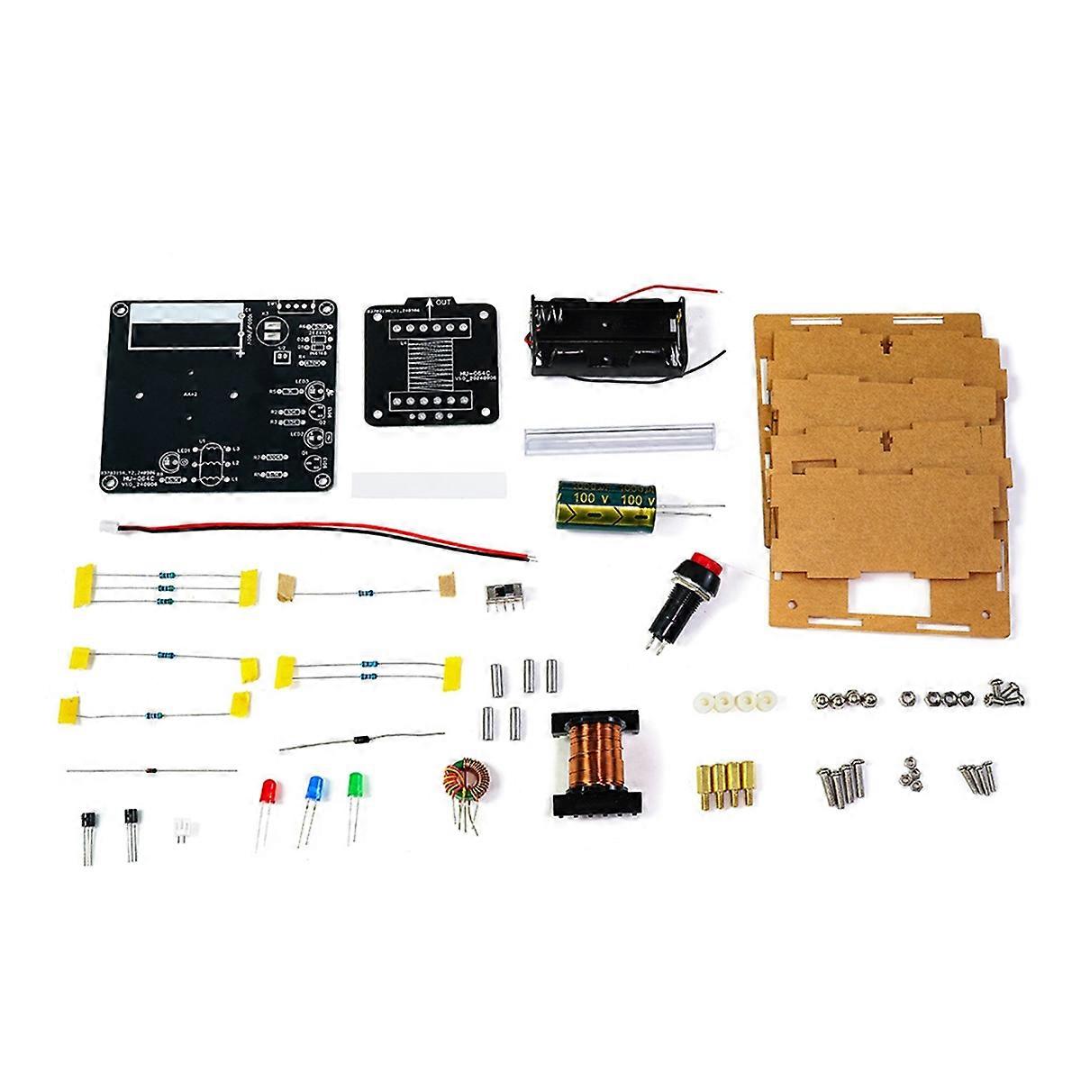 DC3V DIY Coil Boost Module Kit High-Voltage Electromagnetic  mitter Converter for Welding Practice