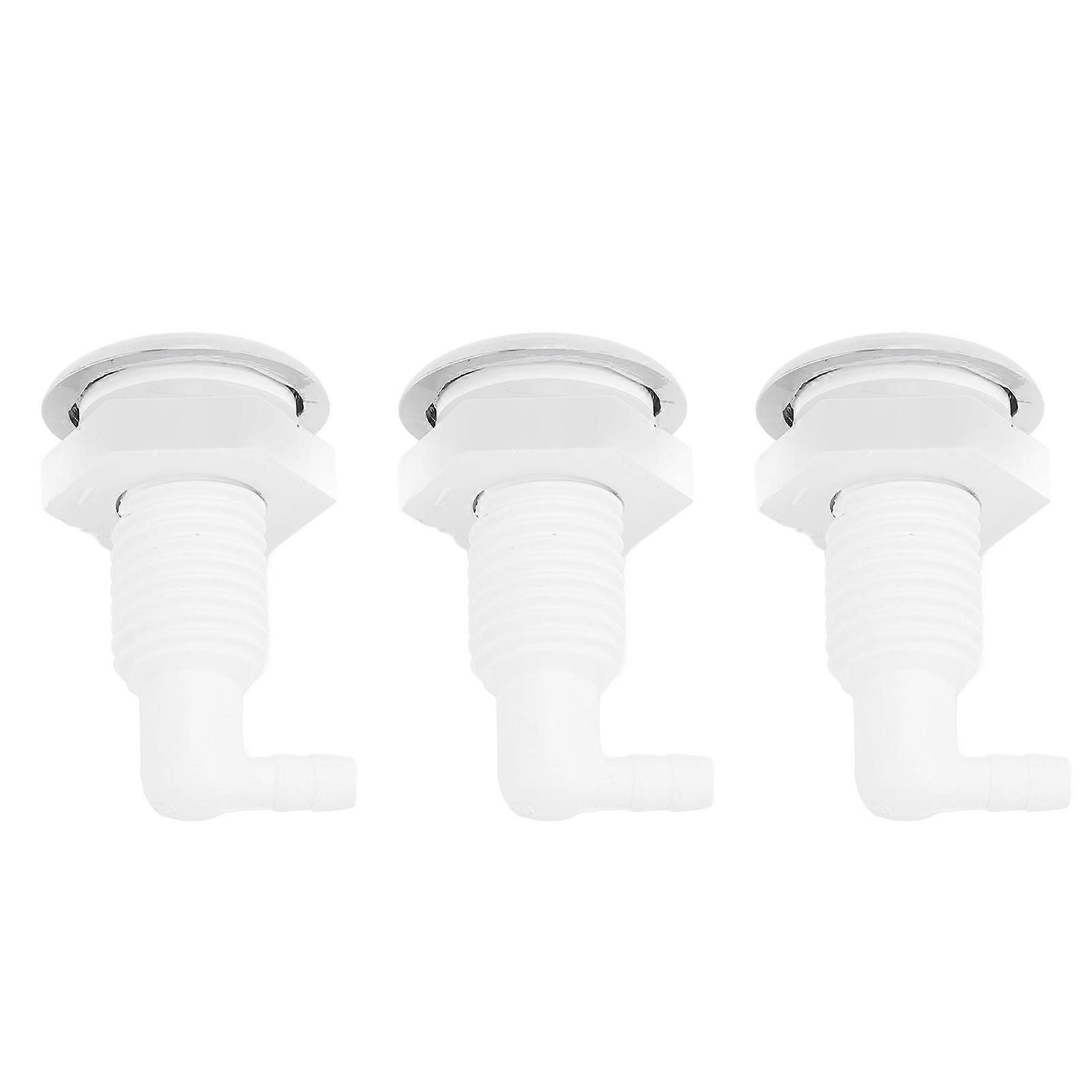 3Pcs PVC Bubble Bath Nozzle 5mm Joint for Spa Pools Massage Tub