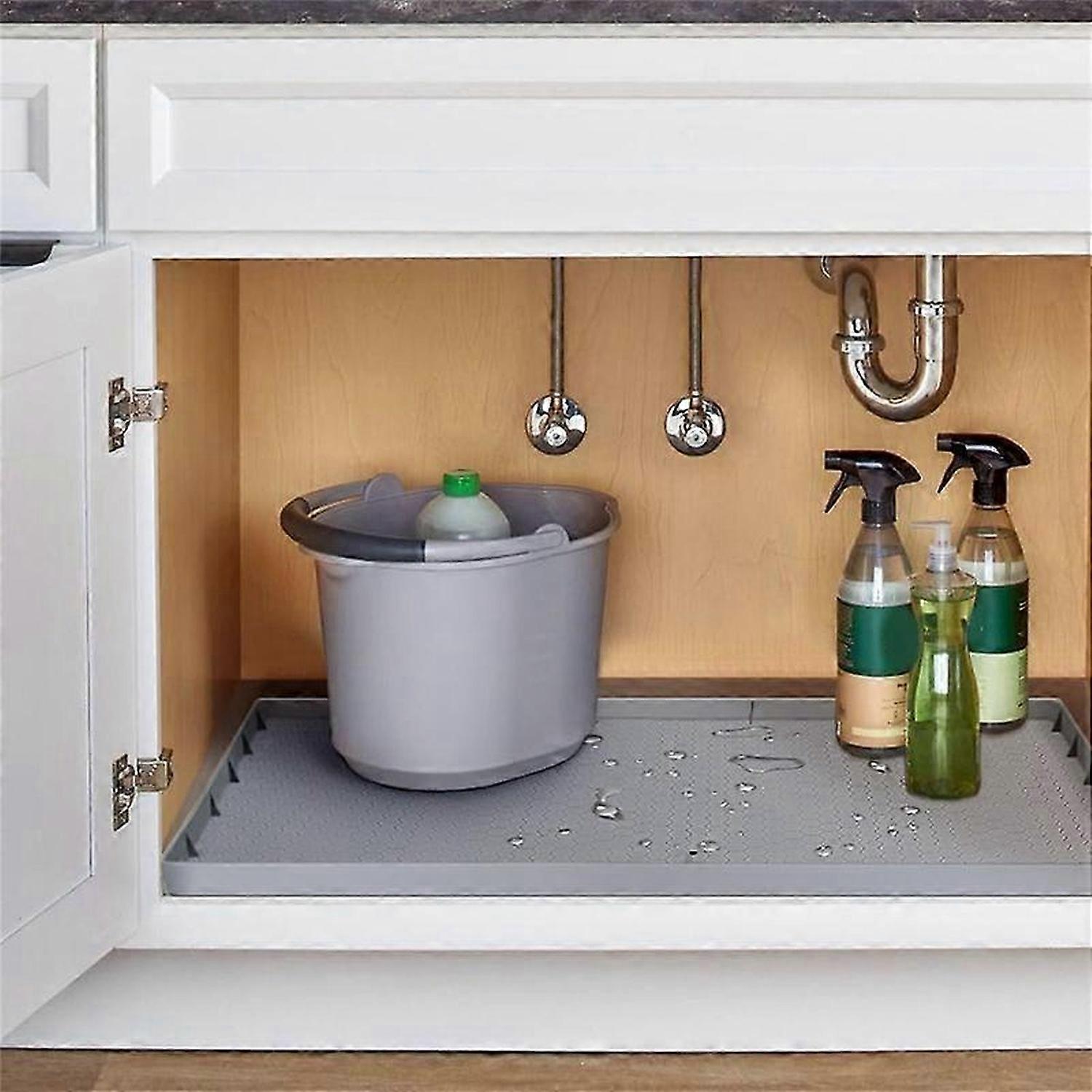 Under Drain Sink Mat Silicone Kitchen Sink Liner