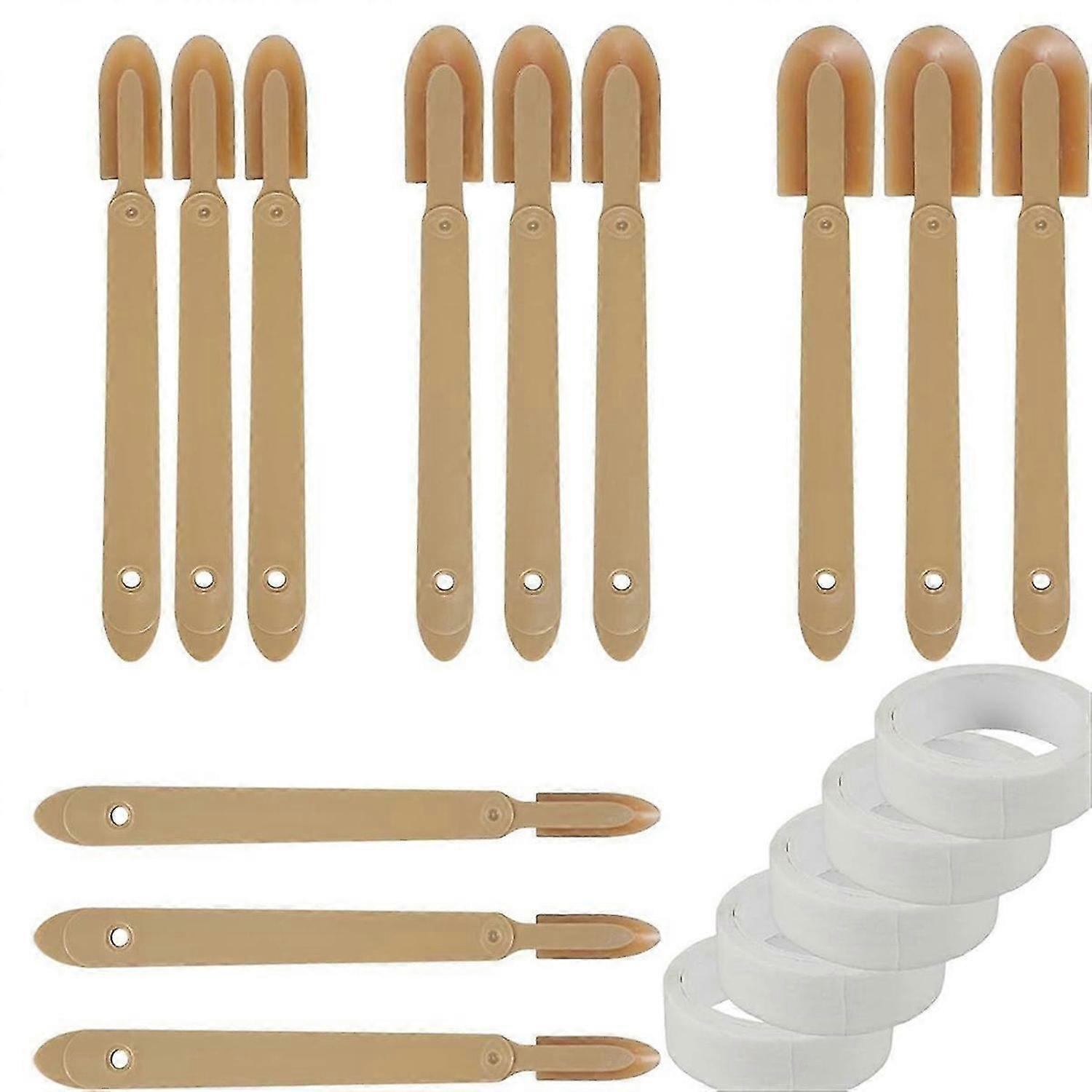 Set of 17 Rubber Caulk Finishing Tool Ergonomic Caulking Applicator Spatula Smooth Rubber Caulk Remover Tool