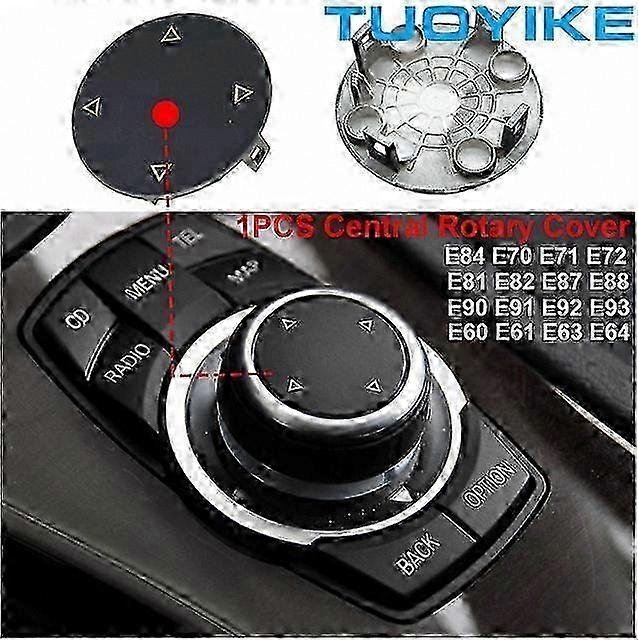 Multimedia Control Button for Car Console Compatible with  Series X1 X5 X6 E84 E70 E71 E81 E82 E90 E91 E92 E60 E61