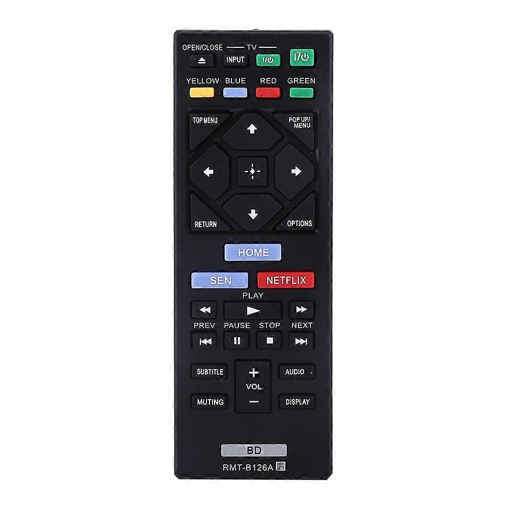 RMT-B126A Stylish Black Replacement Remote Control for Sony Blu-ray Player
