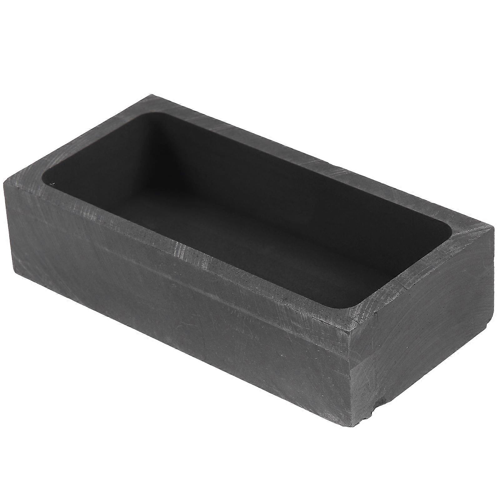Metal Casting Graphite Mold Ingot Mold for Refining 4Pcs Black