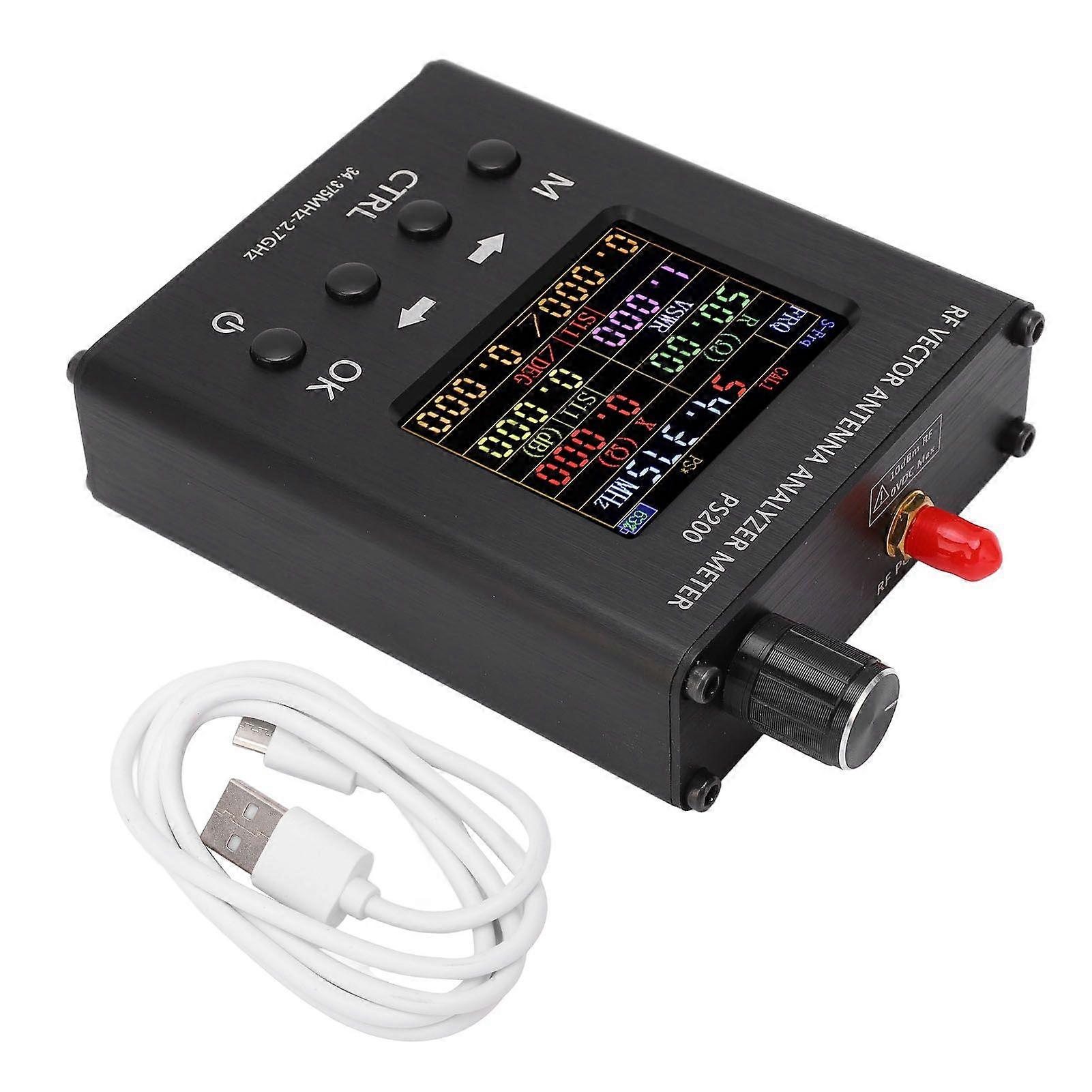 Antenna Analyzer Standing Wave Meter 2.4in TFT Antenna Frequency Analysis Measuring Tester
