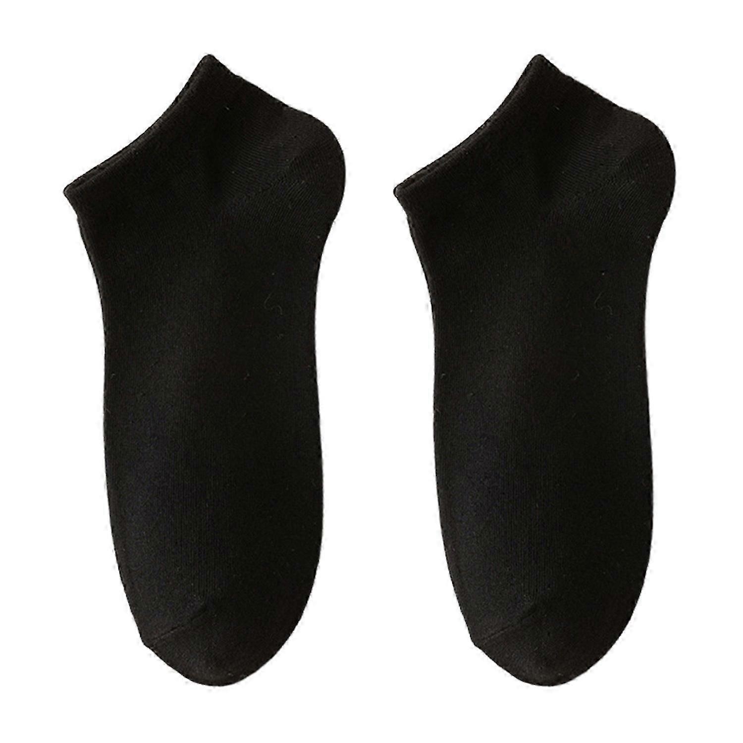 1 Pair Unisex Boat Socks Low-cut No Odor Thin Solid Color High Elasticity Anti-slip Sweat-absorption