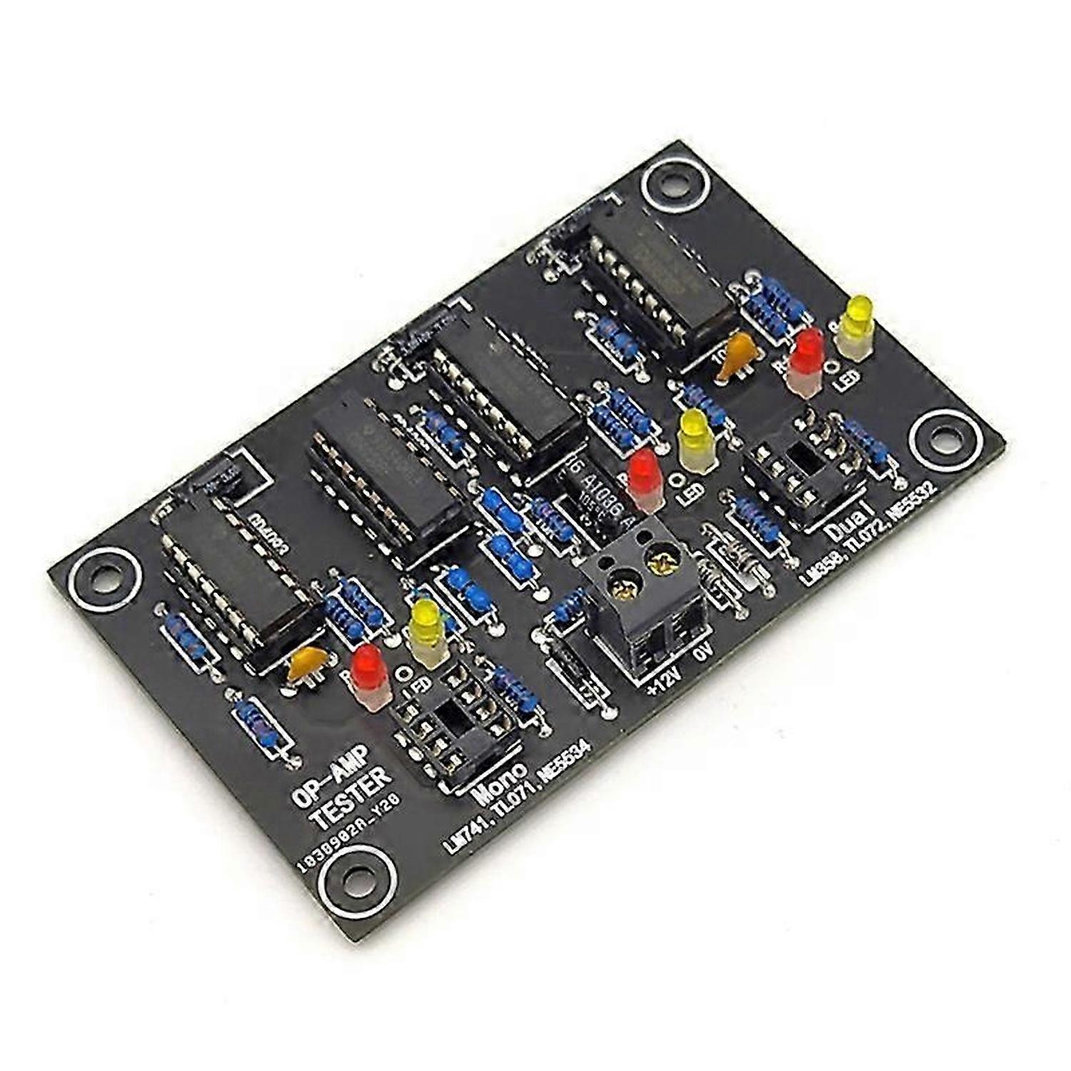 Operational Amplifier OP AMP Tester for Single Dual OPAMP TL071 TL072 TL081 TL082 Single/Dual Op Amp