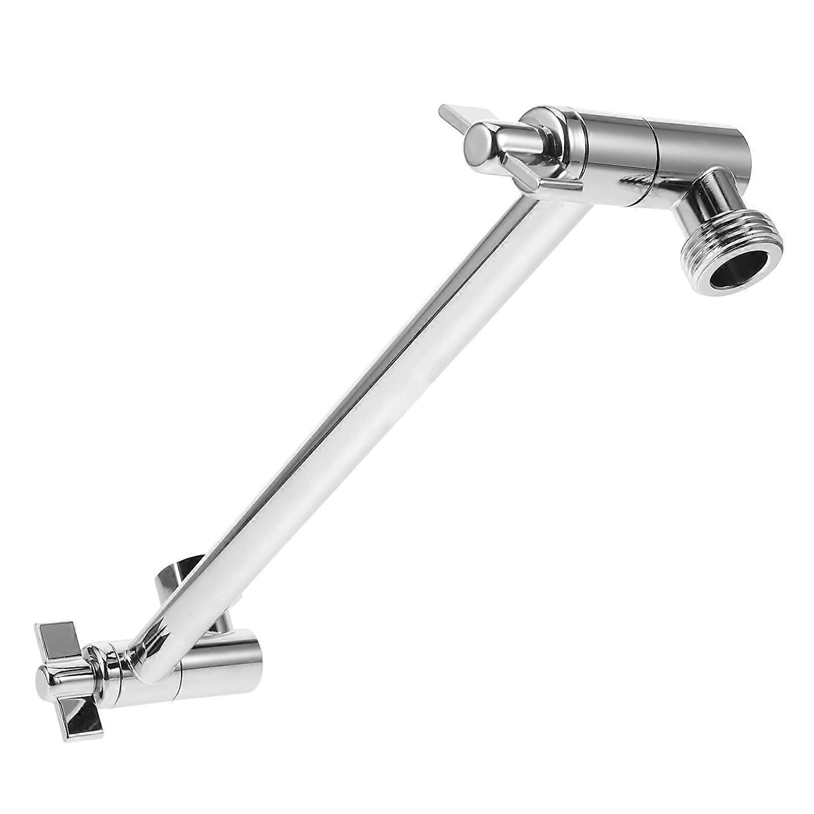 Shower Head Height Extender Adjustable Shower Arm Extension Rod 2Pcs