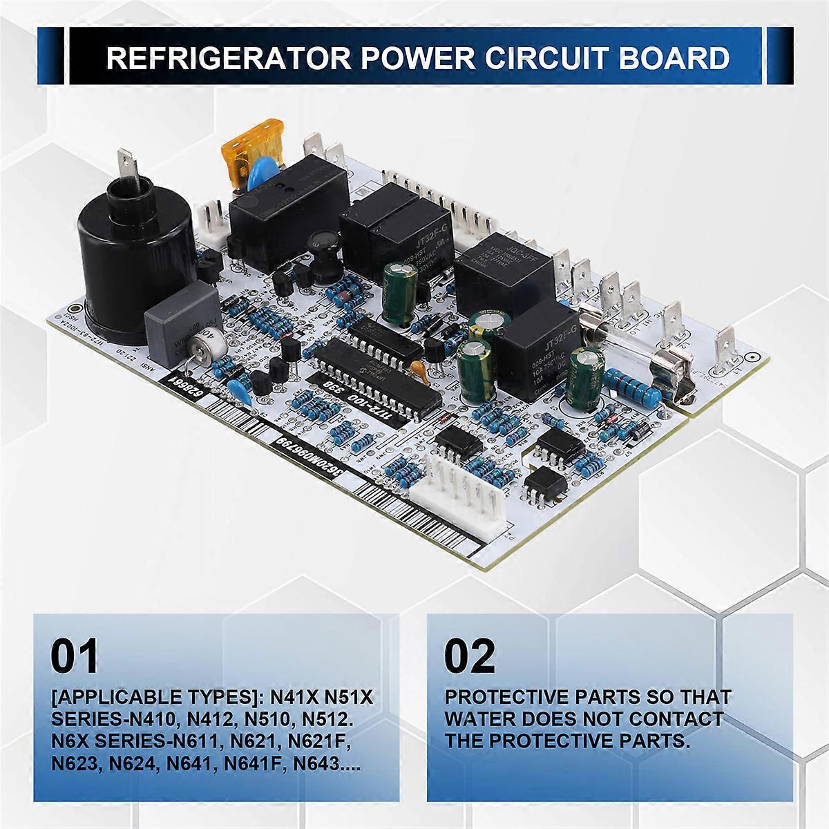 628661 Refrigerator Power Circuit Board for N41X N51X N6X Series