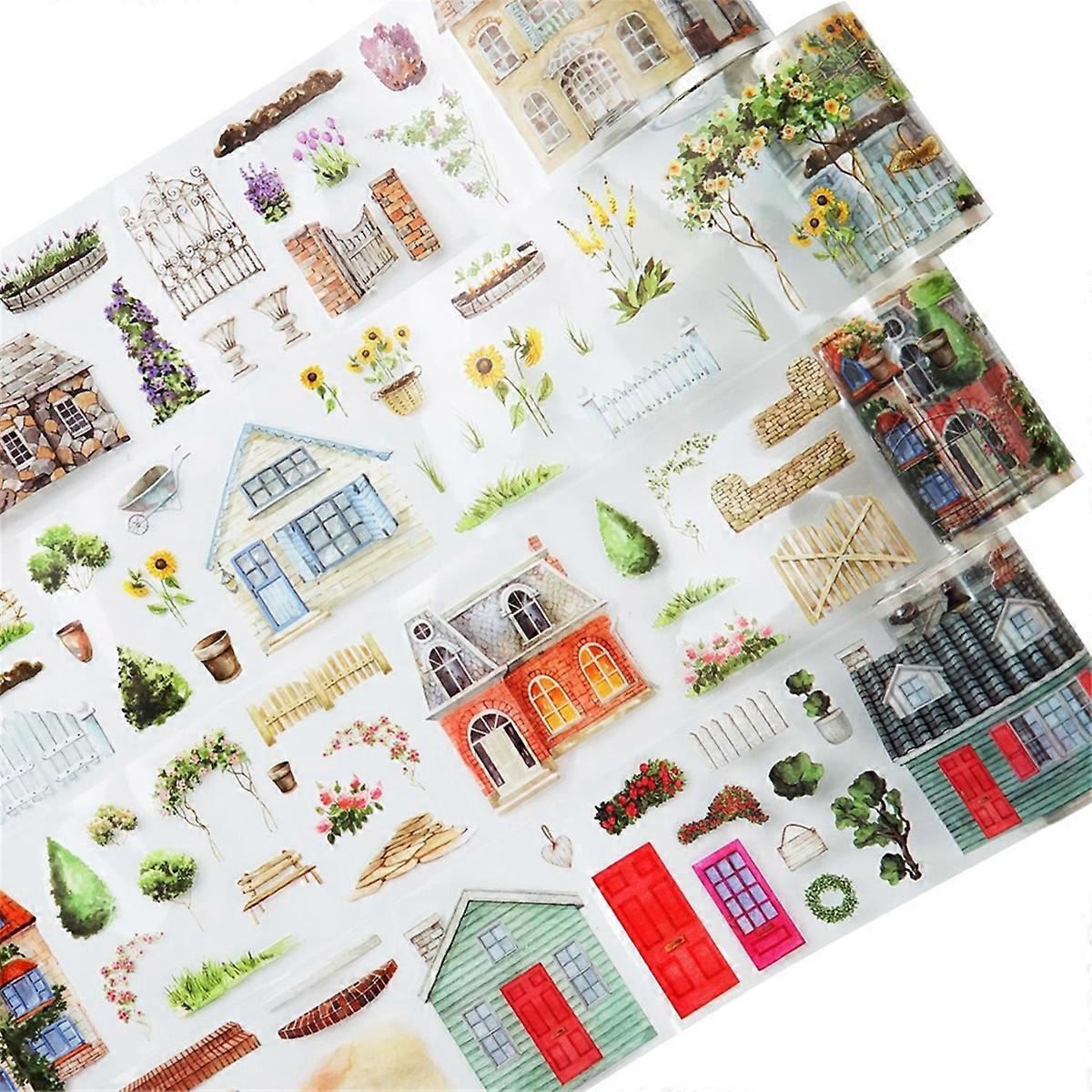 PET Tape Set, 4 Rolls of Scenic Ephemera Series