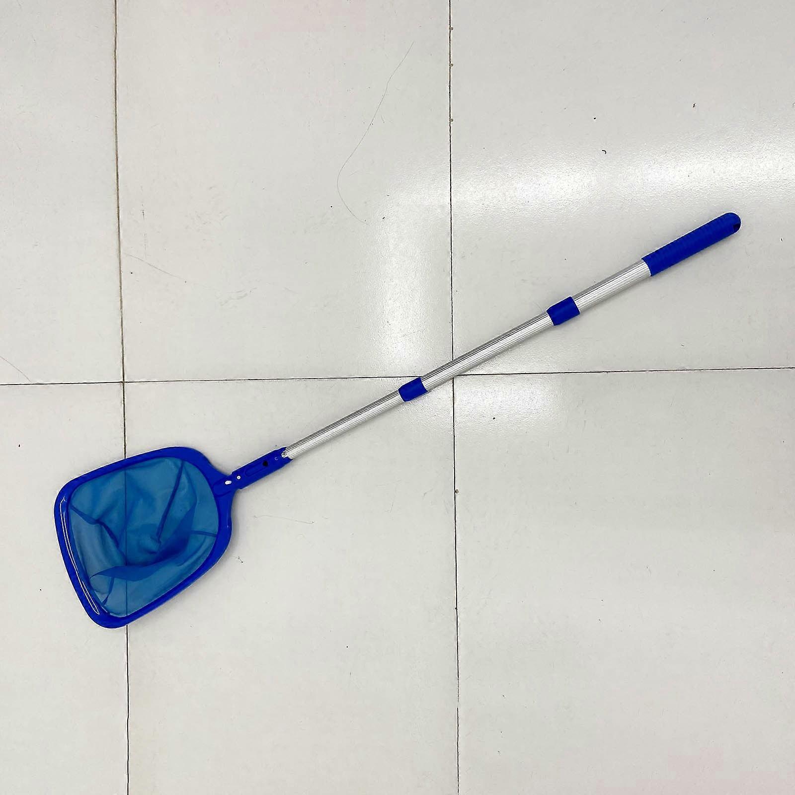Ycandiee Upgraded Telescopic Pool Leaf Net Skimmer with Aluminum Pole & Nylon Mesh, Compatible with Pools, Hot Tubs, Spas