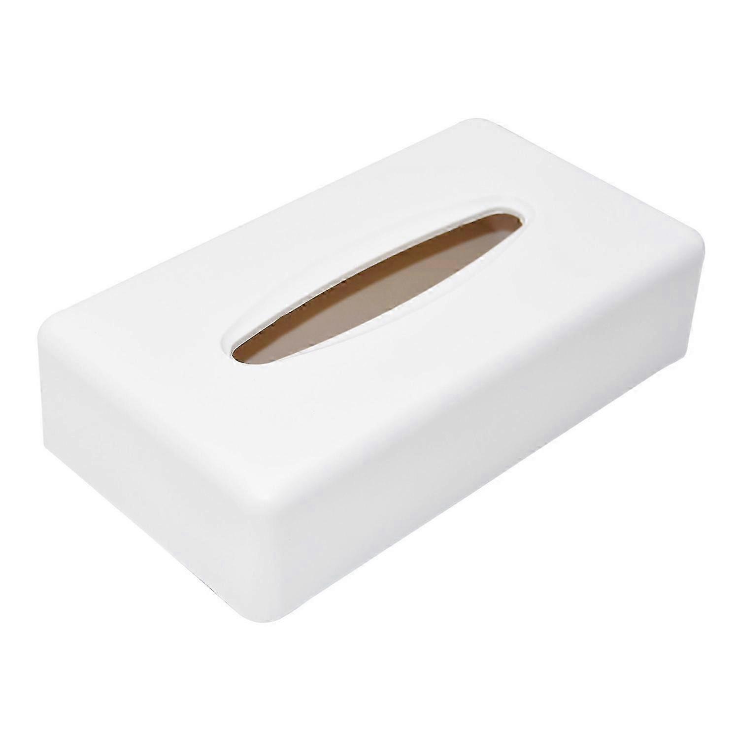 Tissue Box Holder Durable Construction Large Capacity Solid Color Easy to Fill Decorative Cube 2025