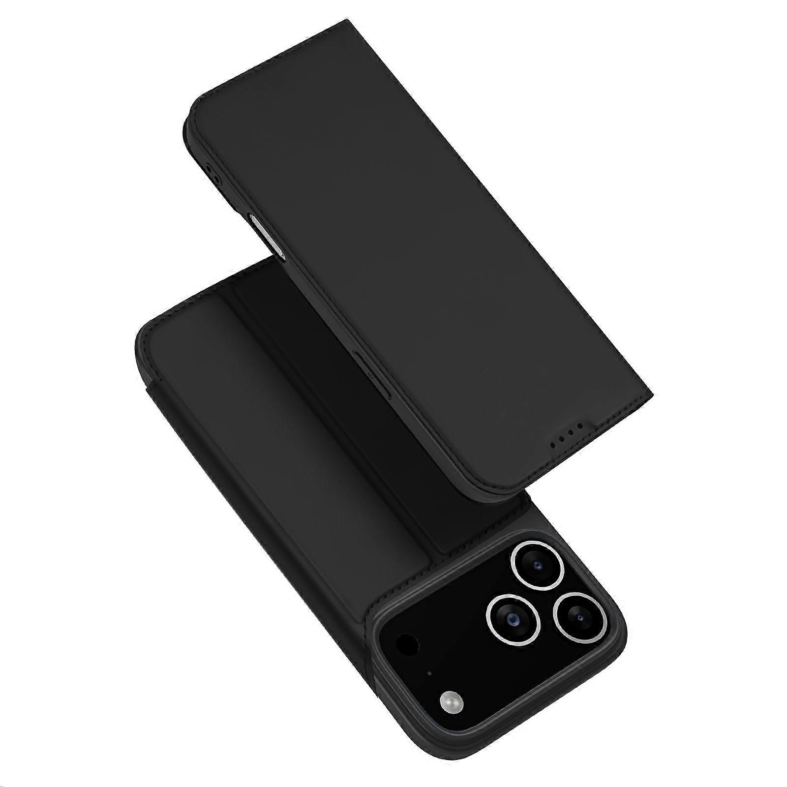 For iPhone 17 Pro Case Leather Cover Card Holder