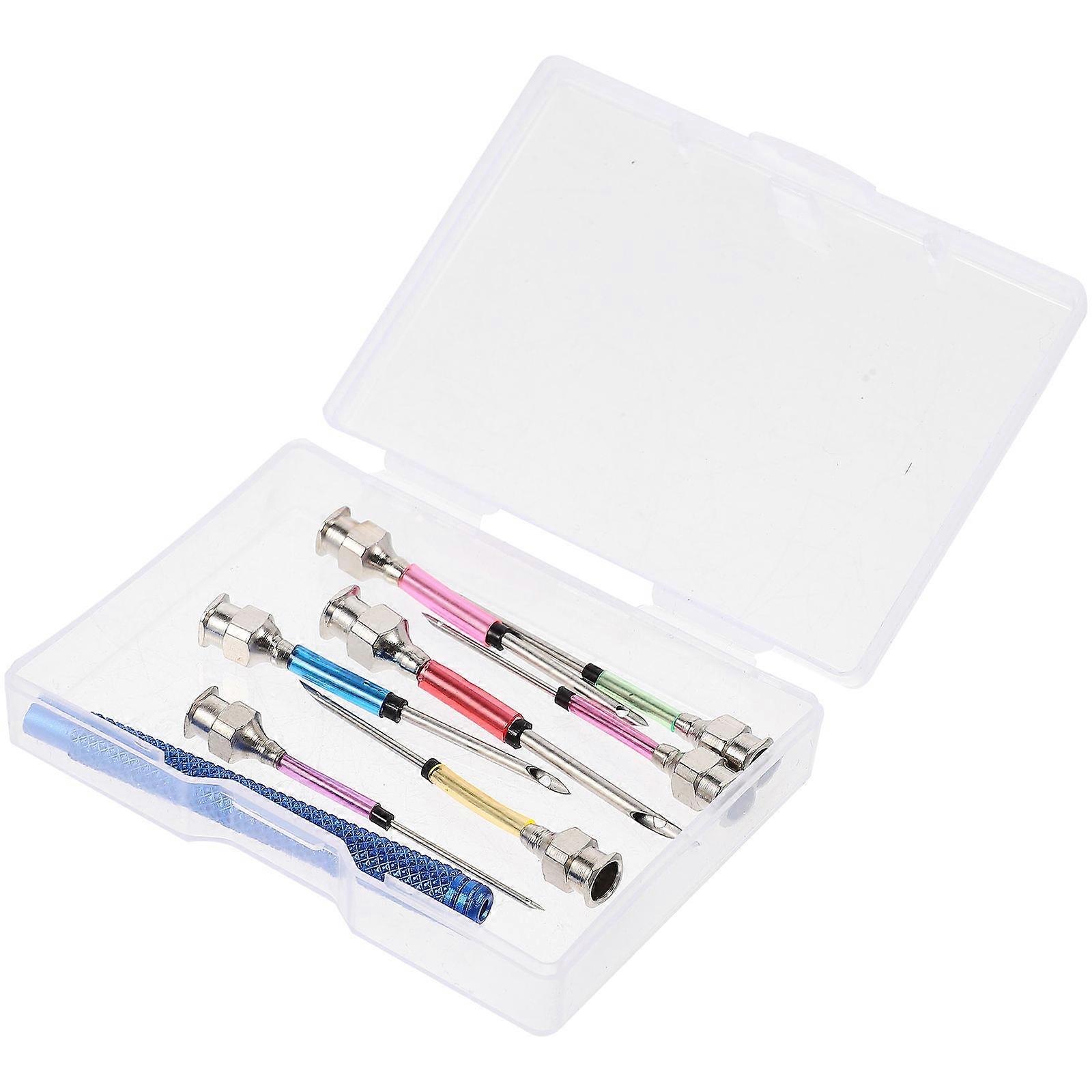 Cross Stitch Tool Embroidery Punch Needle Alloy Tool for Daily Use 1Set