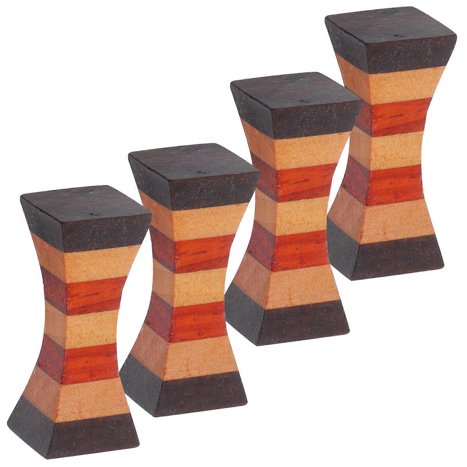 Wooden Chopstick Rest for Stable Placement 20Pcs Rustic Style Tableware Holder
