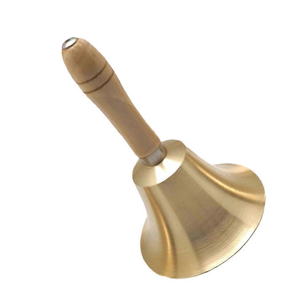 Restaurant Call Service Bell For Christmas Party And Home Use With Ergonomic Handle 11X11X8Cm In Golden Finish 2Pcs