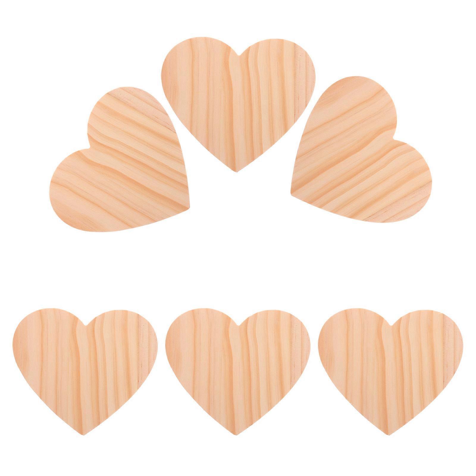6Pcs Heart Shaped Coasters For Drinks Nonslip Design Perfect For Household Users And Office Workers On Valentine's Day