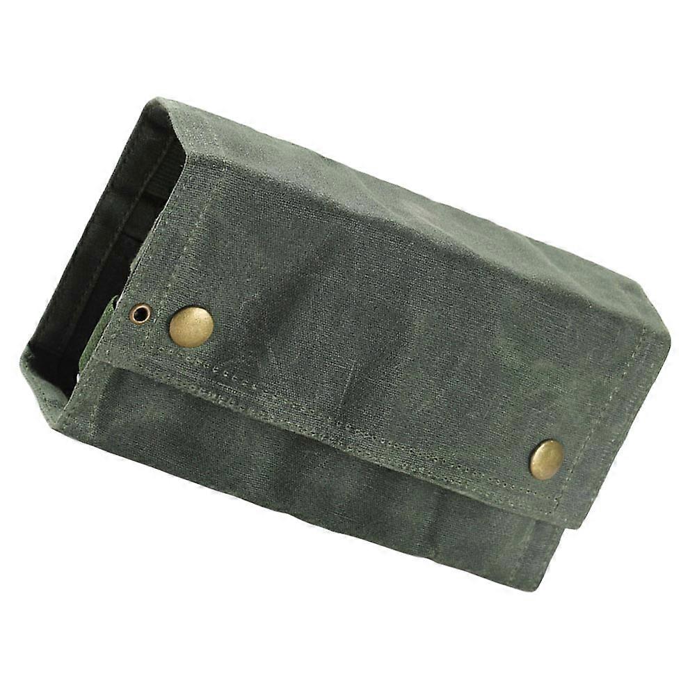 Olive Green Spice Container with Storage Bag for Camping Seasoning Bottles 1Set