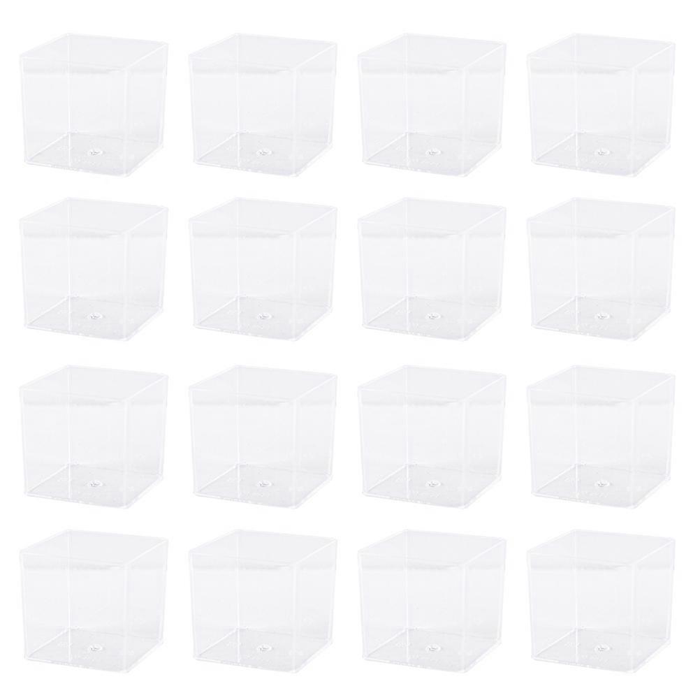 Yogurt Containers Small Mousse Containers for Home 30Pcs Transparent PP Cups