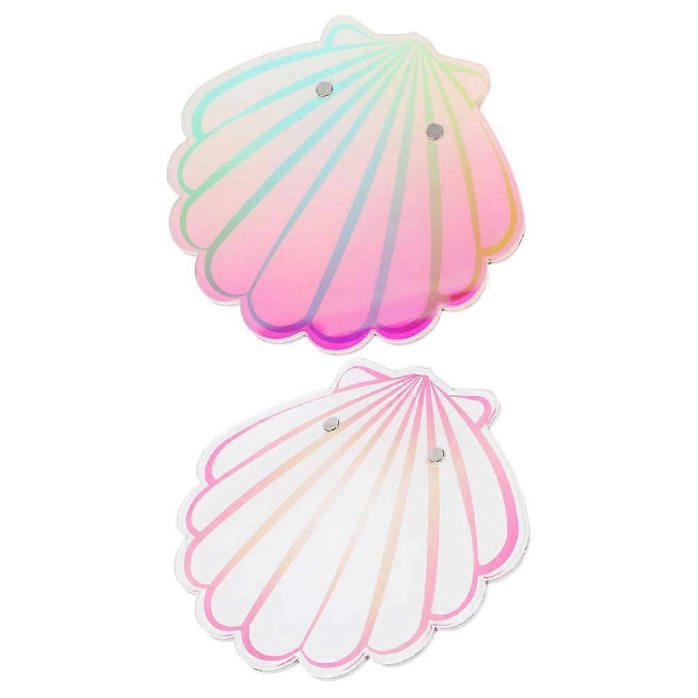 Eyelash Extension Lash Pallet for Adhesive 8Pcs Shell Shaped Acrylic Pad