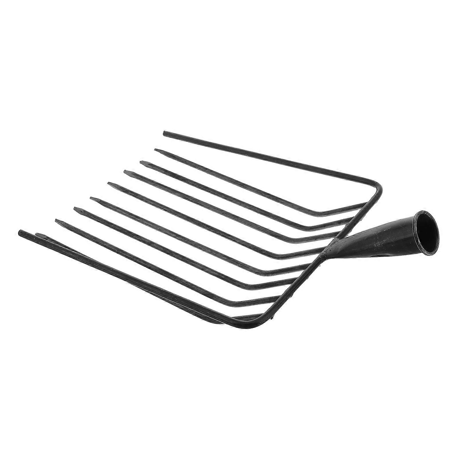 Farmers Multi Tine Design Manure Fork Head Replacement For Agricultural Tasks Easy Handling 41.00X30.00X5.00CM 1Pack