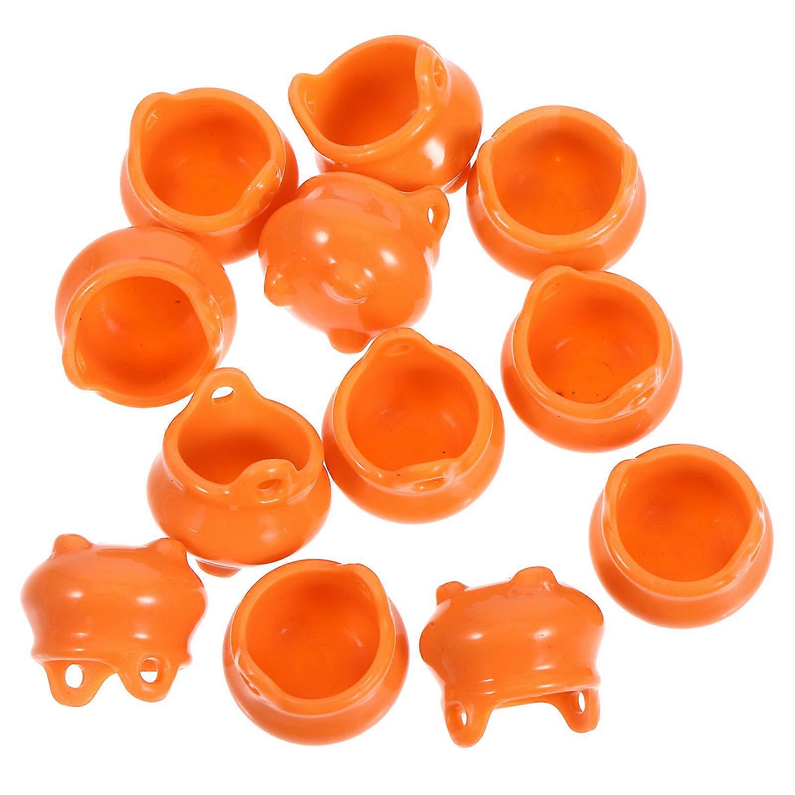 Halloween Candy Bucket Mini Plastic Candy Holder for Storage Use 60Pcs
